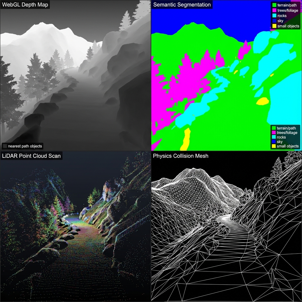 Simulation viewport sensor overlay
